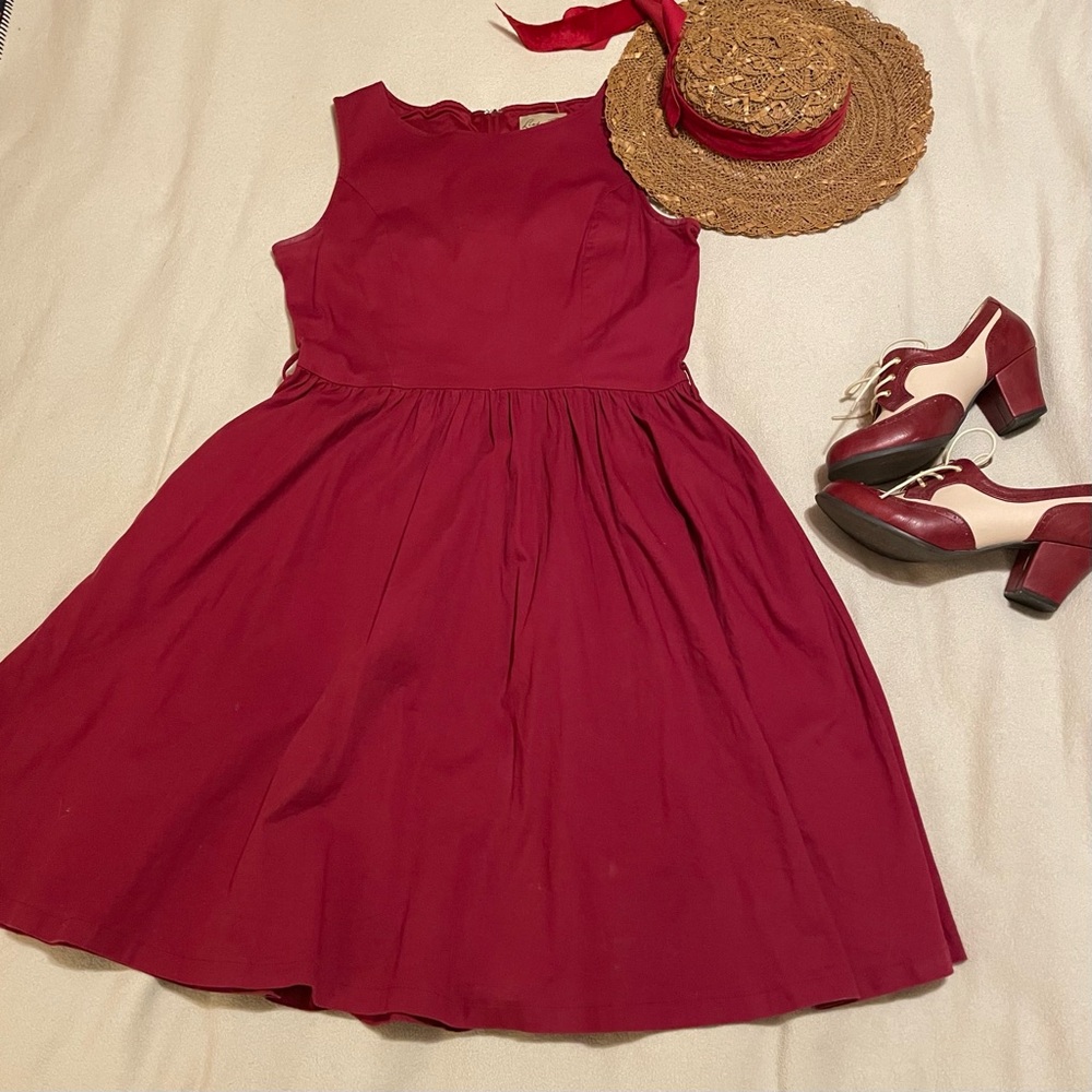 Lindy Bop Red Audrey Dress